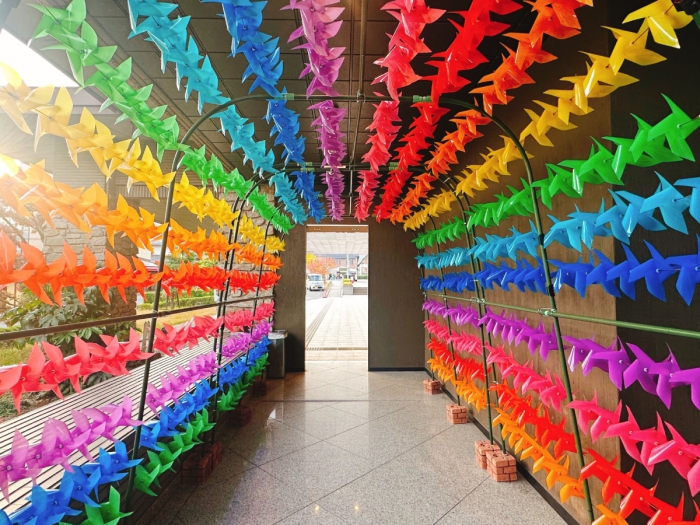 ホテルビナリオ嵯峨嵐山　風車　フォトスポット