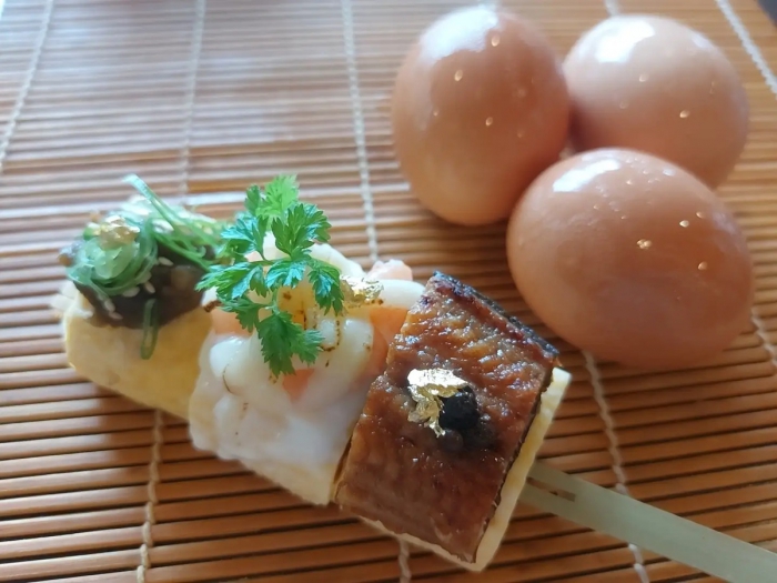 京都府産赤たまごの出汁巻き　ホテルビナリオ嵯峨嵐山　カフェtutti