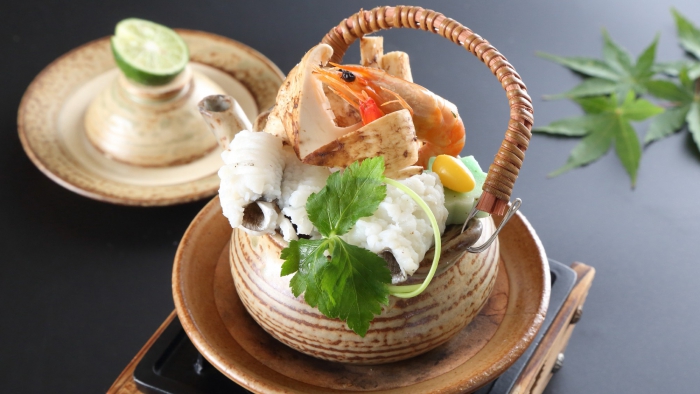 ホテルビナリオ嵯峨嵐山 秋 京の創作会席料理