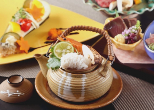 夕食一例/京の創作会席料【秋】小倉山